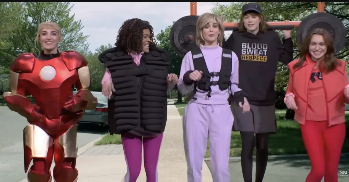 Saturday Night Live skit on weighted vests